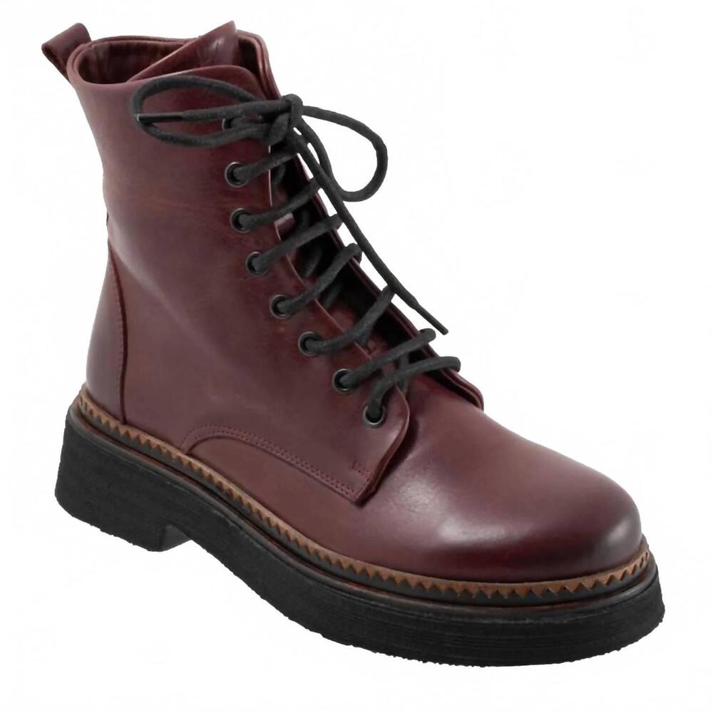 NEW BUENO women's giana boots in bordeaux